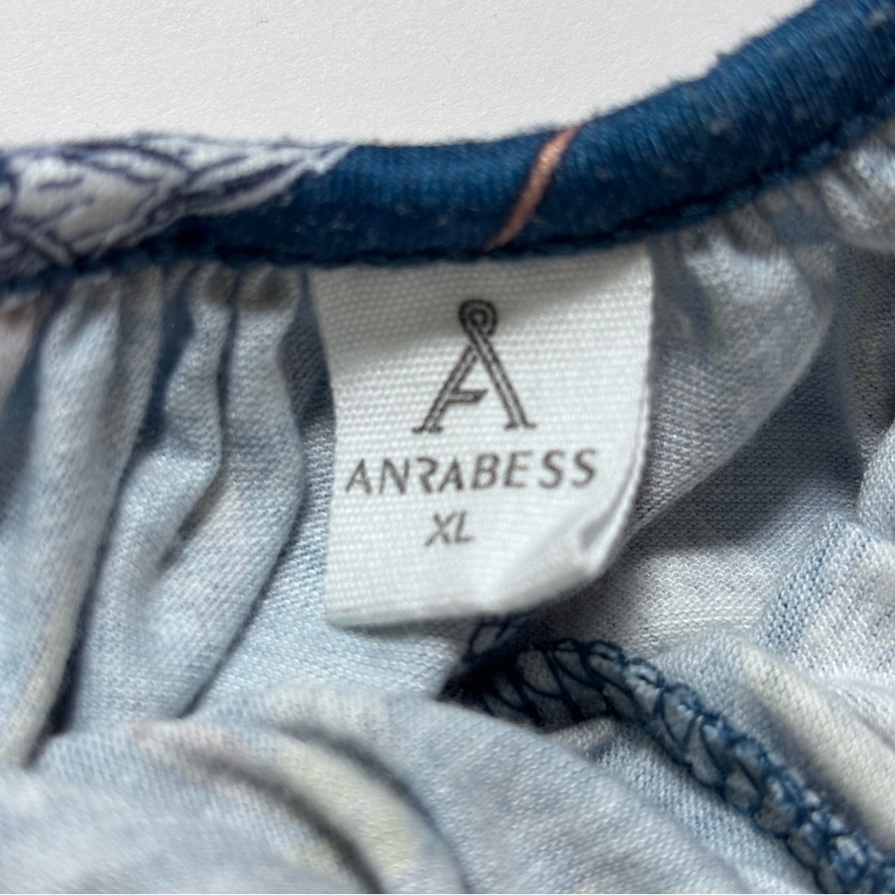 Anrabess Jumpsuit Boho Loose Casual Summer Style Loose Fit Relaxed Blue Size XL - Picture 10 of 16